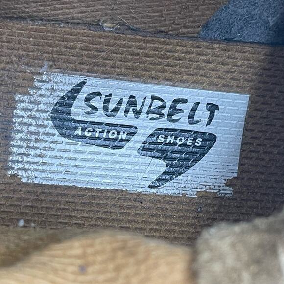 SUNBELT SHOES men\'s combat boots brown leather size 9 main image 6